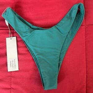 Solid Valley Green Bikini Bottom